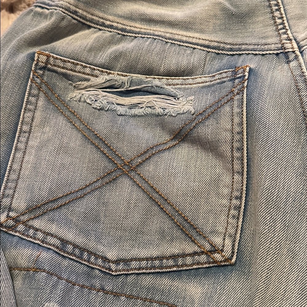 NEW POL Light Blue Patchwork Jeans! SZ Med - Picture 15 of 16